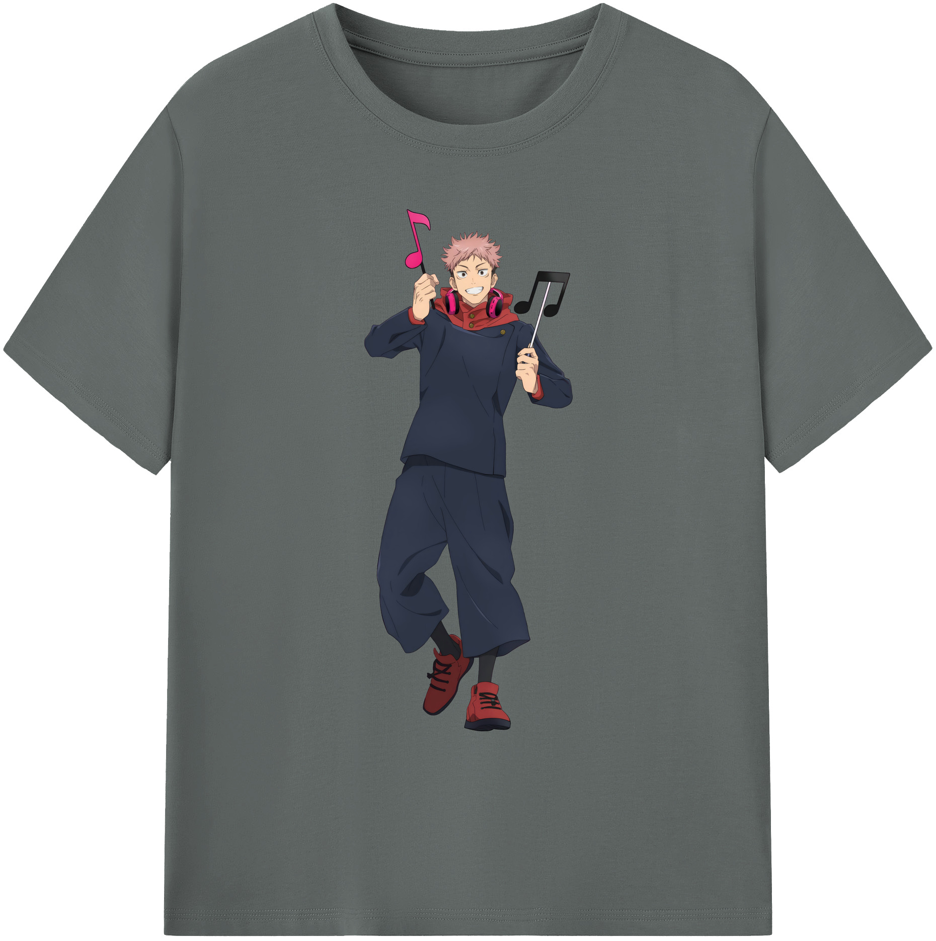 （画像用） 呪術廻戦 Jujutsu Kaisen 綿100％ メンズ半袖Tシャツ｜肌触りやわらか＆通気性